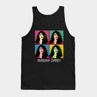 Mariah Carey 80s Pop Art Style Tank Top